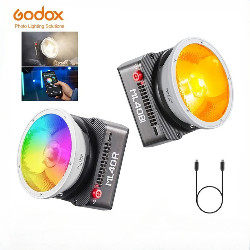 Photography Lighting Placement - Godox ML40R 40W Pocket LED Video