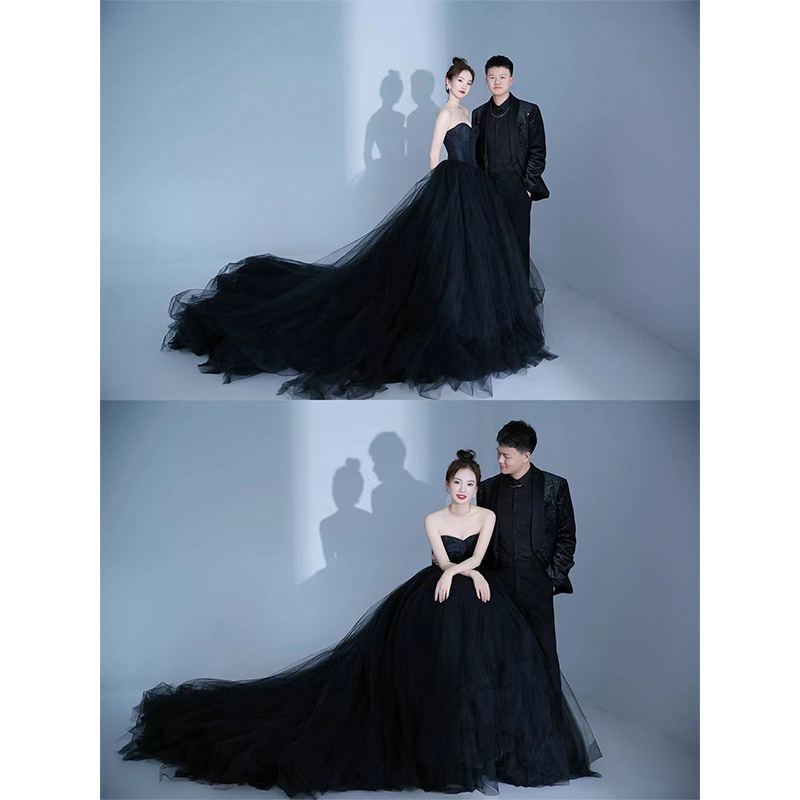 Hebe Style Long Satin Wedding  - Photography Lighting Style ulasan dan harga