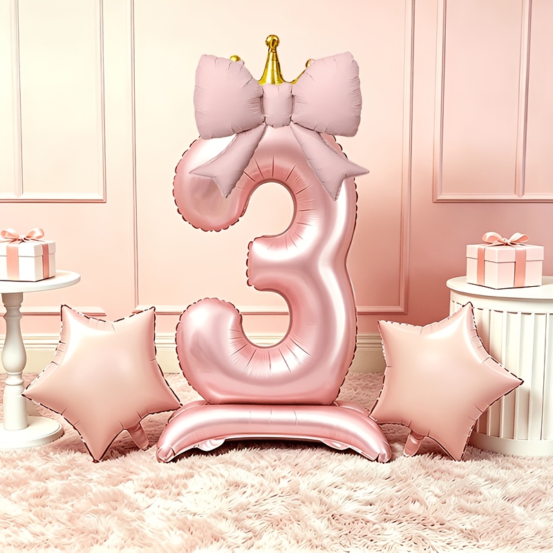Light Luxury Pink 3D Balloons  - Photography Lighting For Products ulasan dan harga