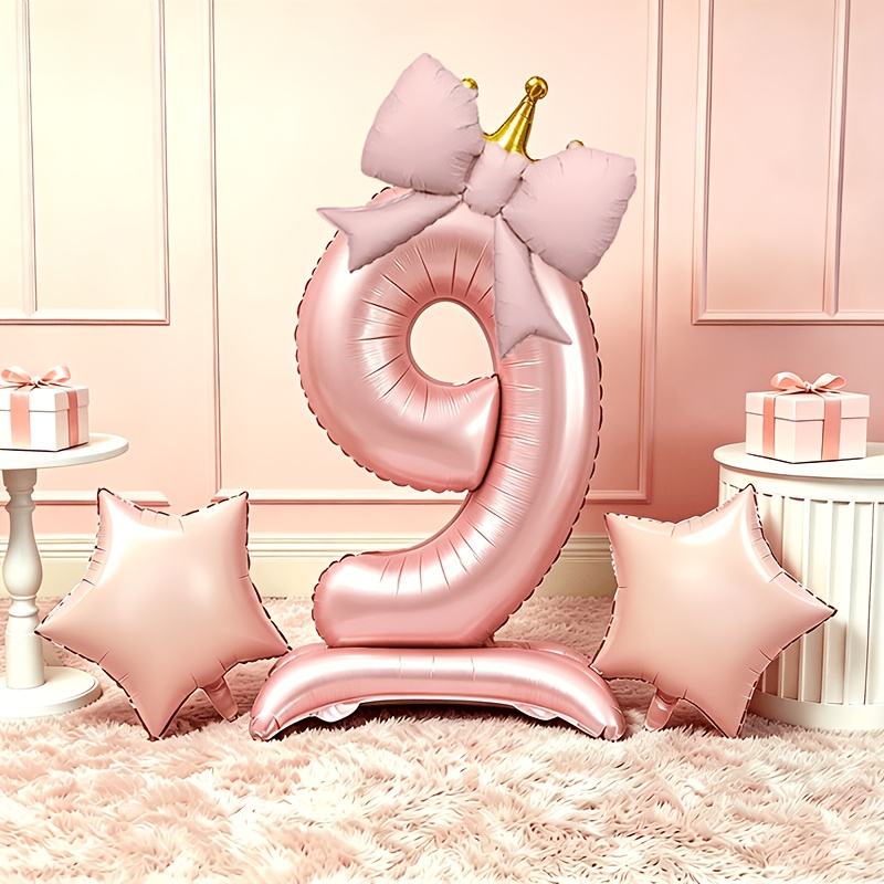 Light Luxury Pink 3D Balloons  - Photography Lighting For Products ulasan dan harga