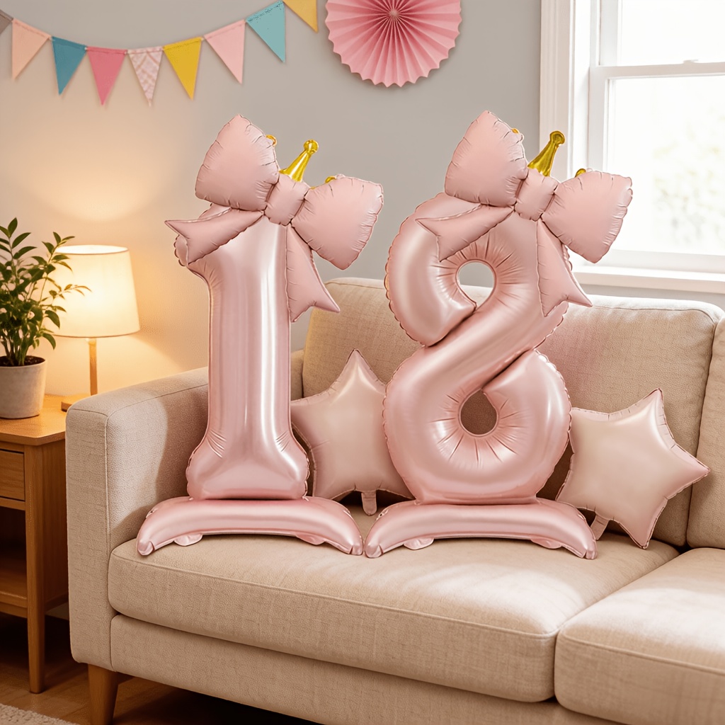 Light Luxury Pink 3D Balloons  - Photography Lighting For Products ulasan dan harga
