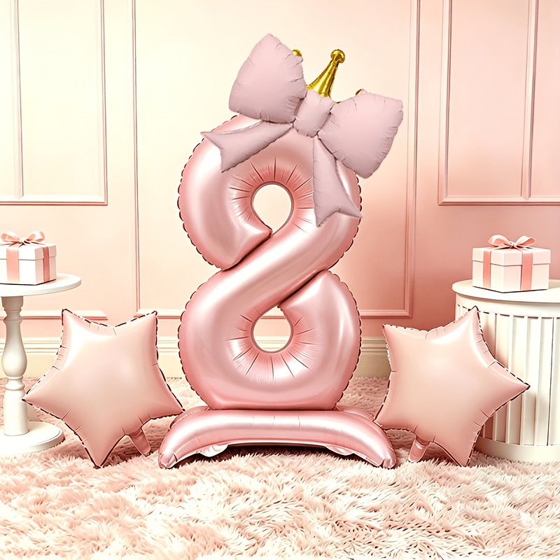 Light Luxury Pink 3D Balloons  - Photography Lighting For Products ulasan dan harga