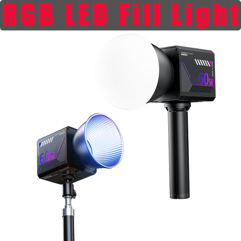 60W RGB Video Light Portable L - Photography Lighting For Products ulasan dan harga