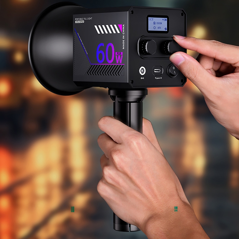60W RGB Video Light Portable L - Photography Lighting For Products ulasan dan harga