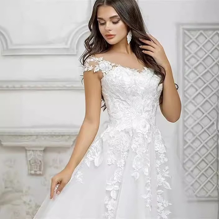 Light Wedding Dress Strapless  - Photography Lighting Style ulasan dan harga